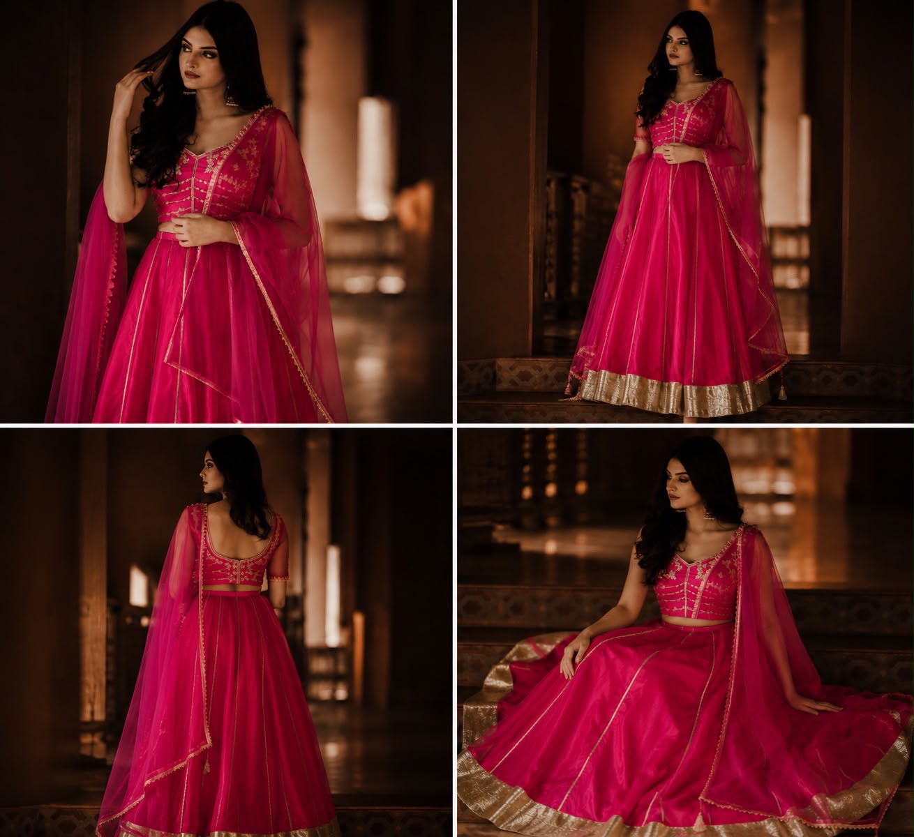 Luxury Pink Lehenga Maha Collection