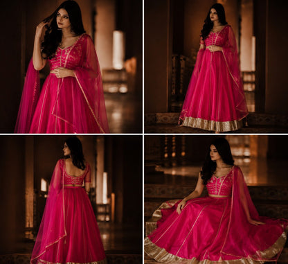 Luxury Pink Lehenga Maha Collection