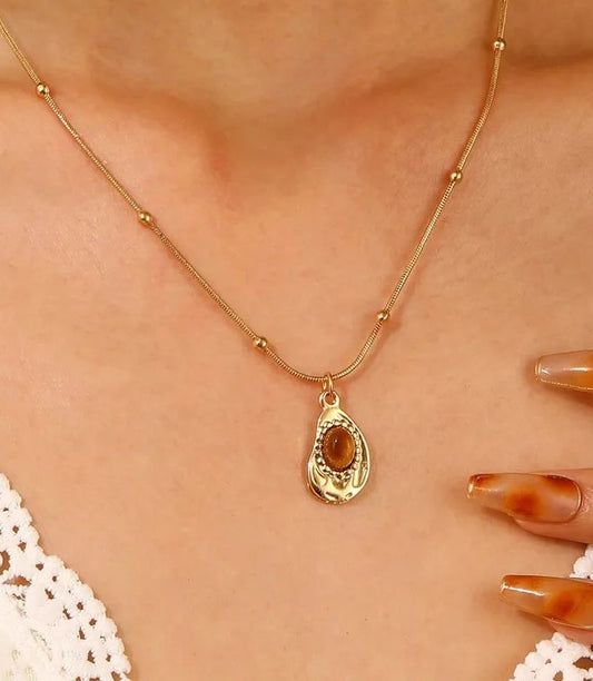 Dainty Vintage Non-Tarnish Necklace Set