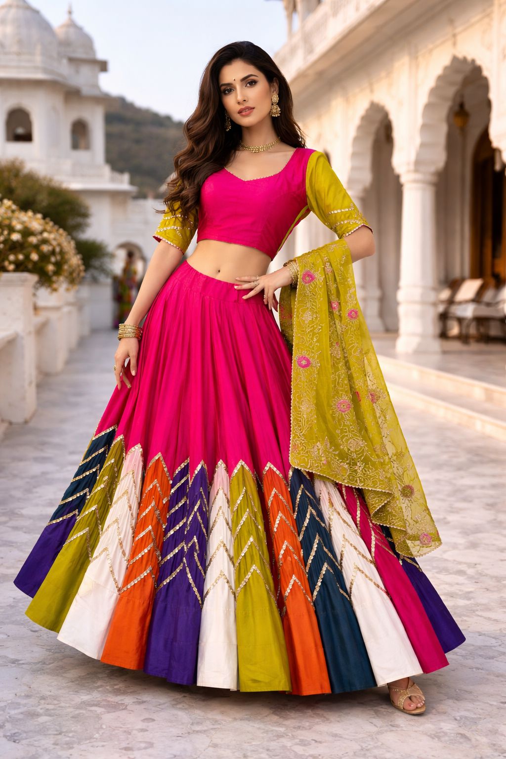 Rajgharana Gagra Choli Rutva Fashions