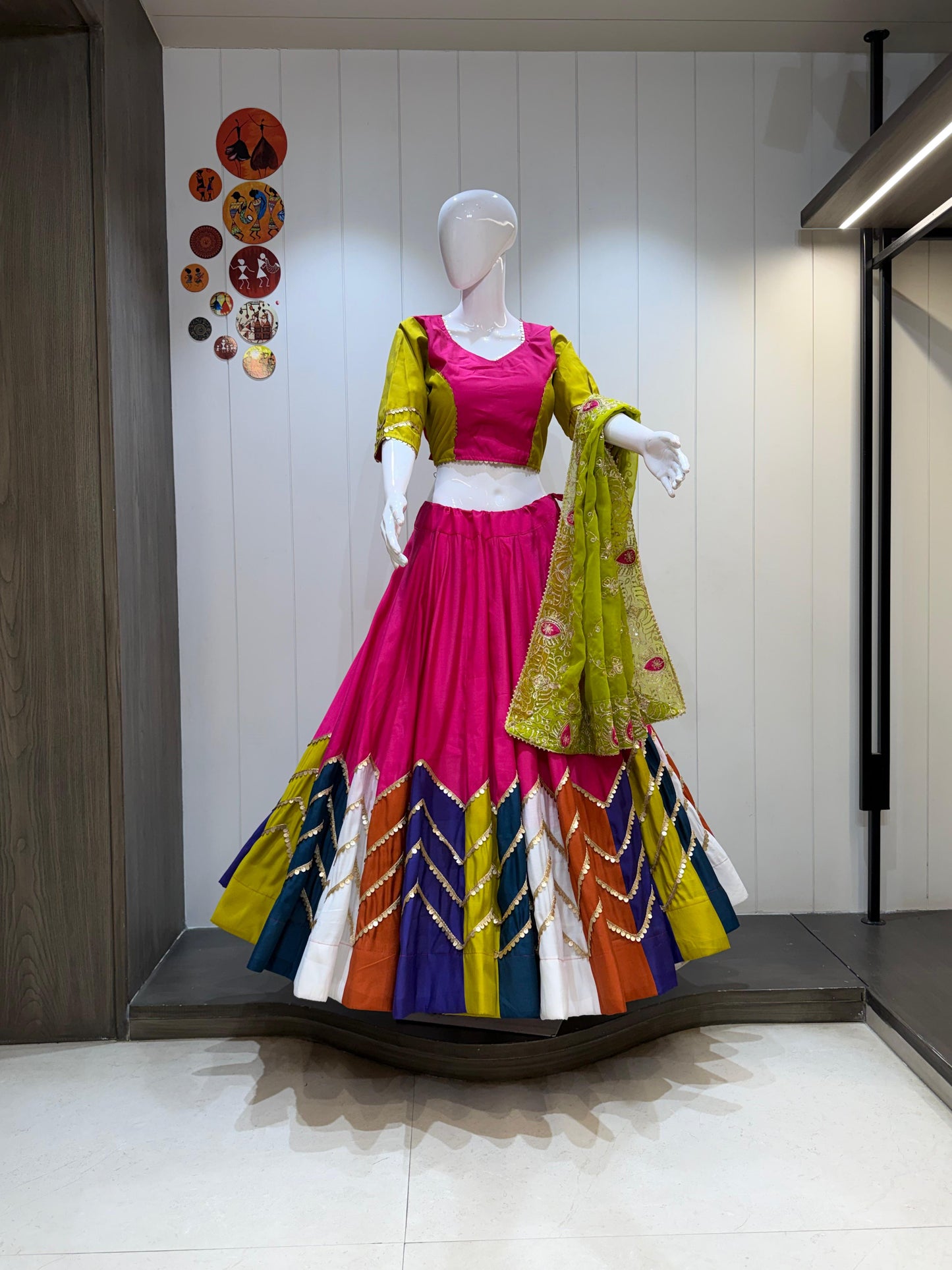 Rajgharana Gagra Choli Rutva Fashions