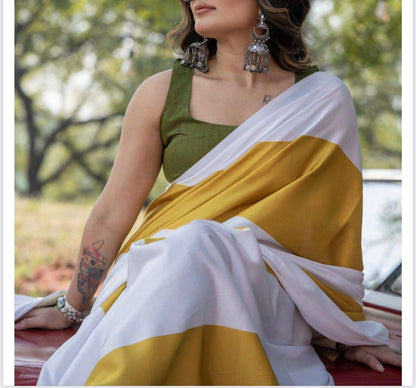 Satin Silk Saree Strips