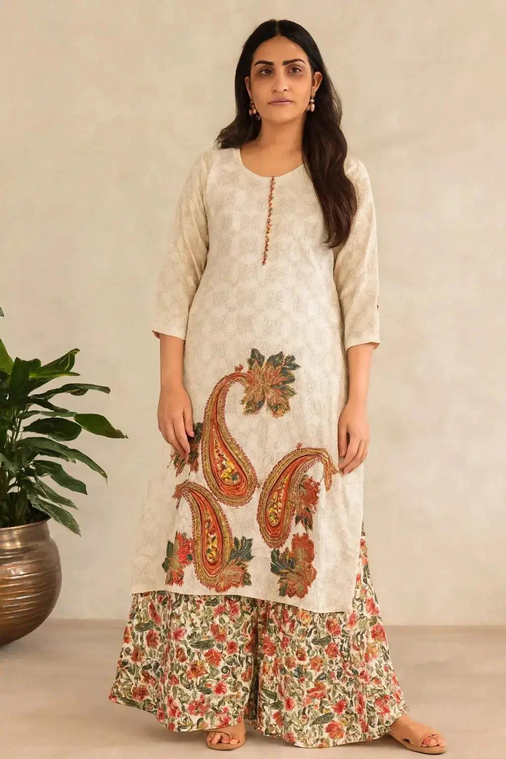 Indian Sharara suit Multi - Deepika's Adornments