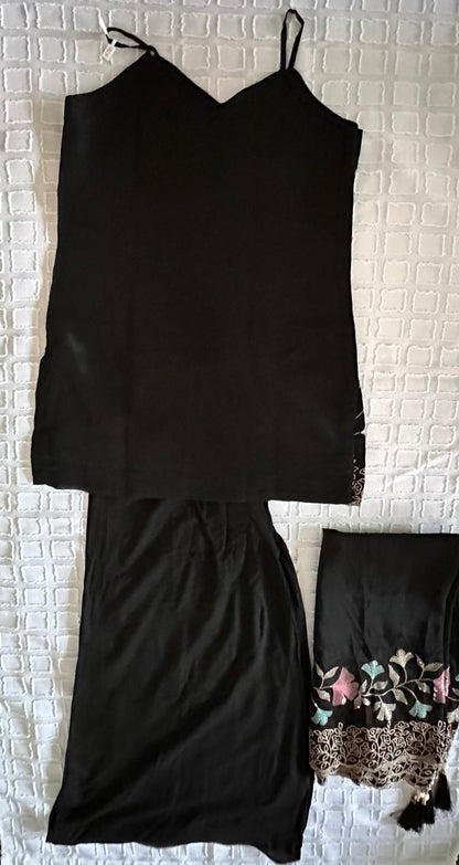 Boutique Custom Stitched Plazzoo Suit