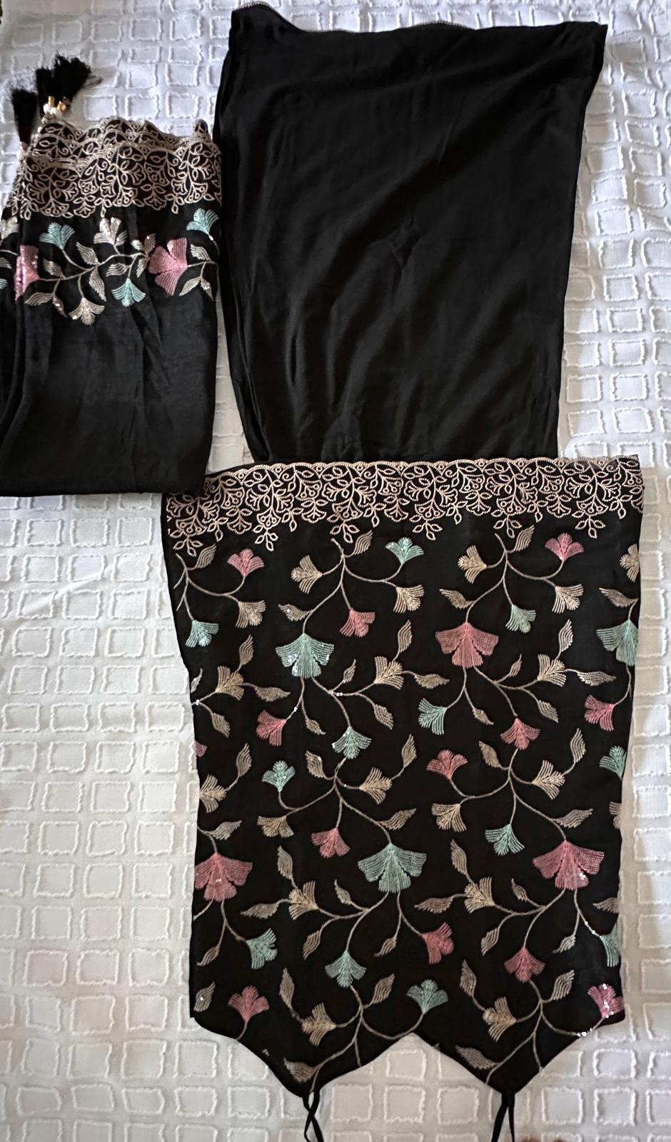 Boutique Custom Stitched Plazzoo Suit