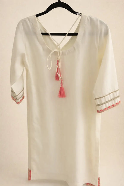 Coral & Pink Muslin Farshi Salwar Suit with Lining Rachna Suits