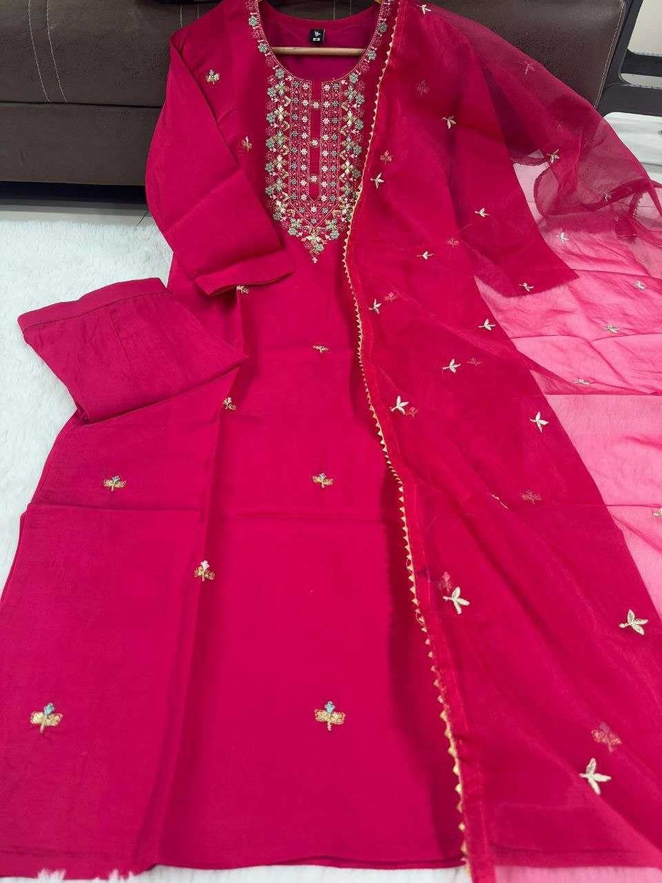 Viscose Chanderi Kurti