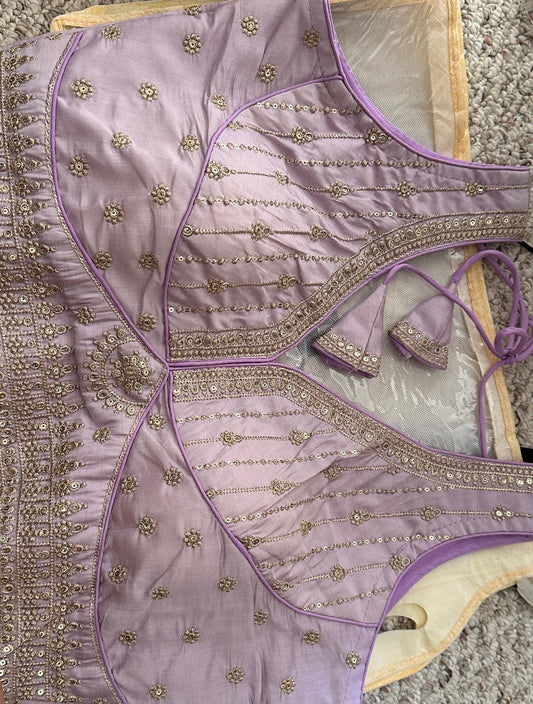 Sareeka Fancy Blouse Light Purple