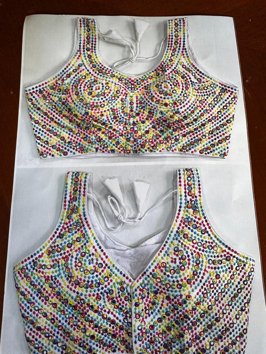 Shaburi Milan Silk Blouse- White 2