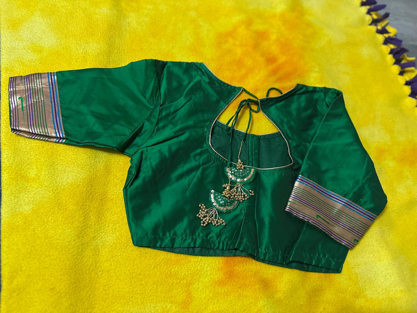 Soft Kanchipuram Paithani Saree-Green