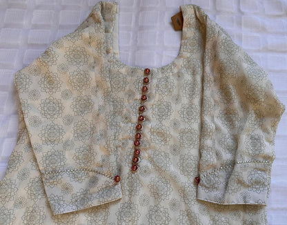 Boutique Custom Stitched Sharara suit