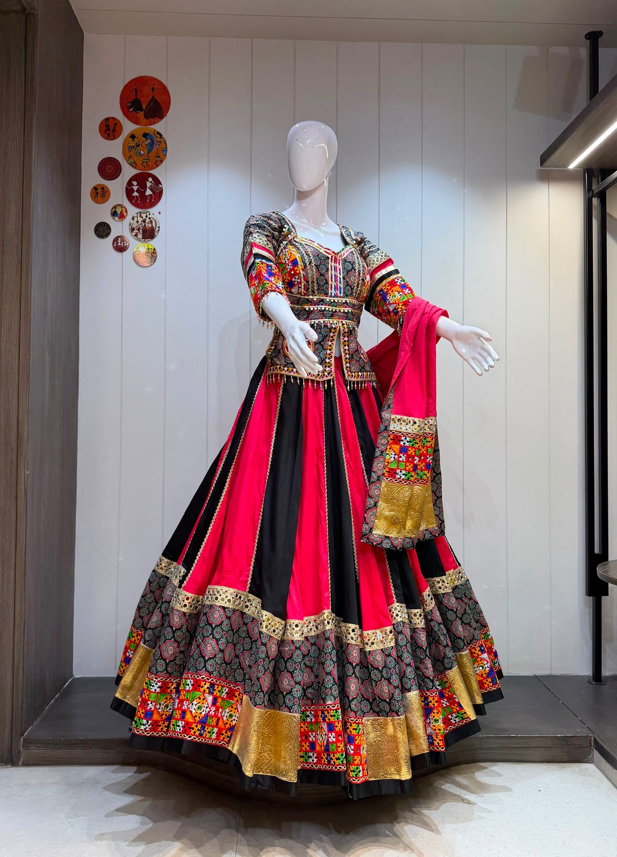 CHniya Choli pink color Deepika's Adornments
