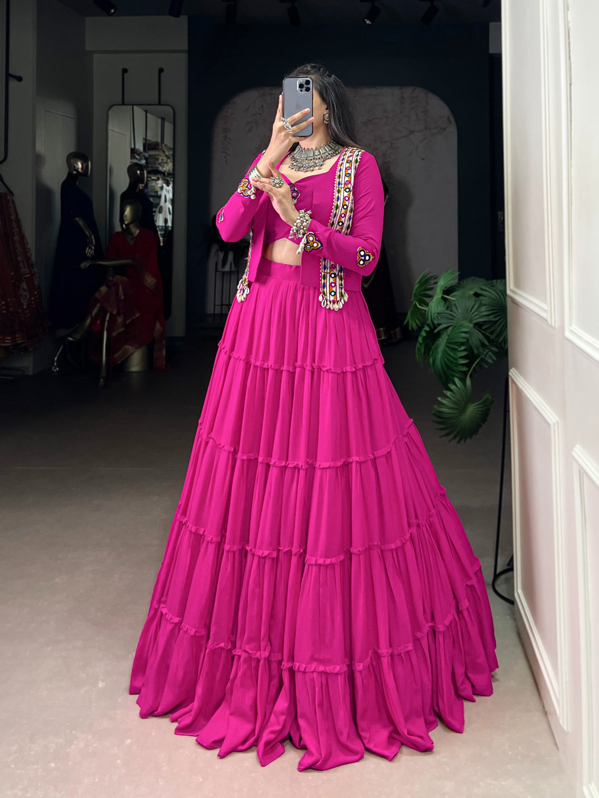 Rajudi Chaniya Choli Deepika's Adornments