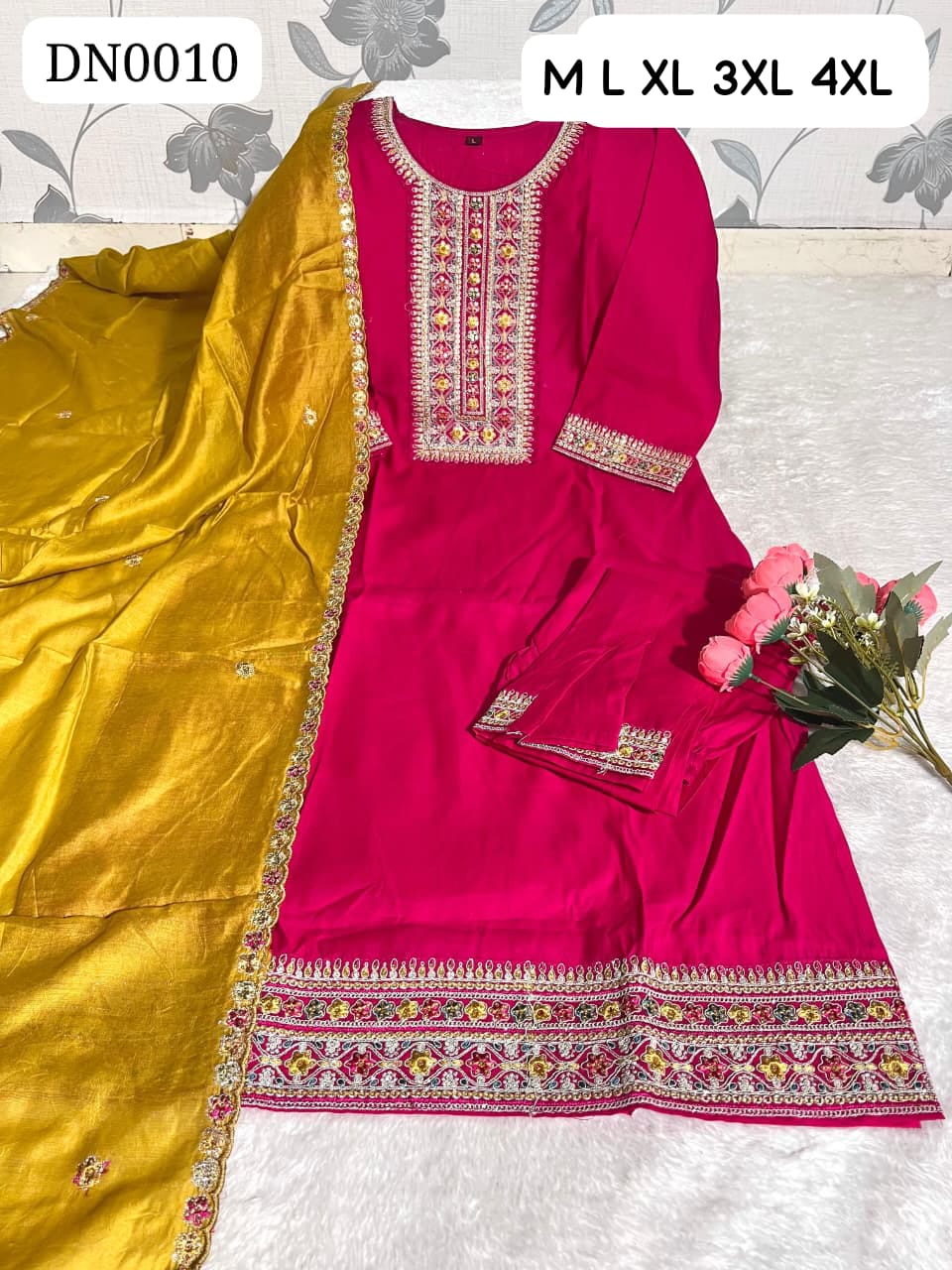 KURTI PANT DUPATTA SET Deepika's Adornments