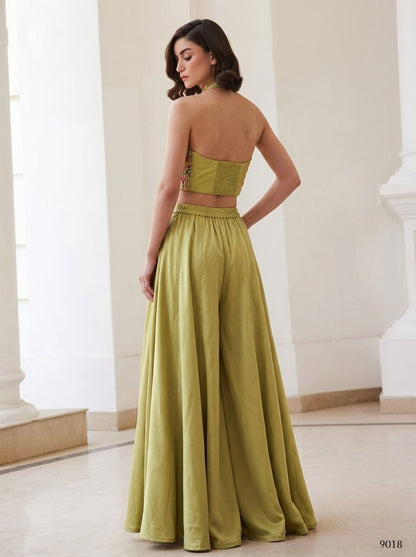 Waistcoat and Plazzoo Rutva Fashions