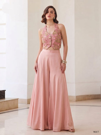 Waistcoat and Plazzoo Rutva Fashions