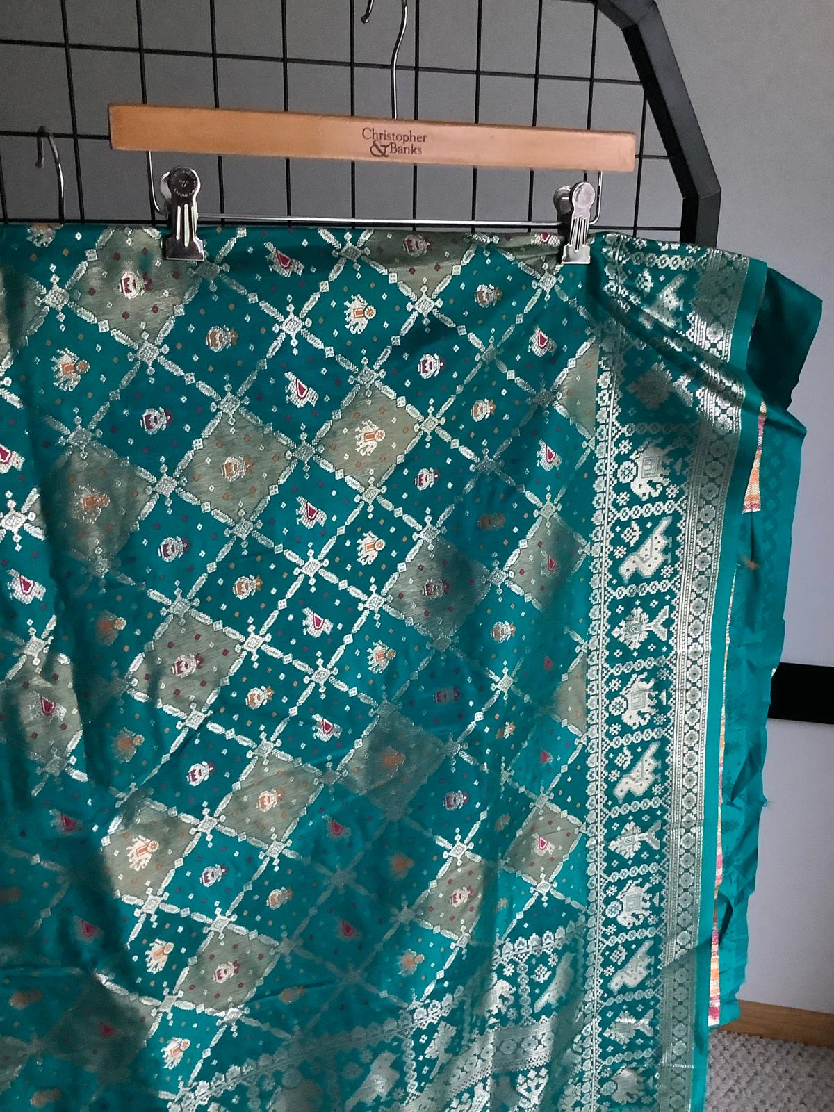 Saree with fully stiched blouse Ajmera