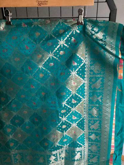 Saree with fully stiched blouse Ajmera