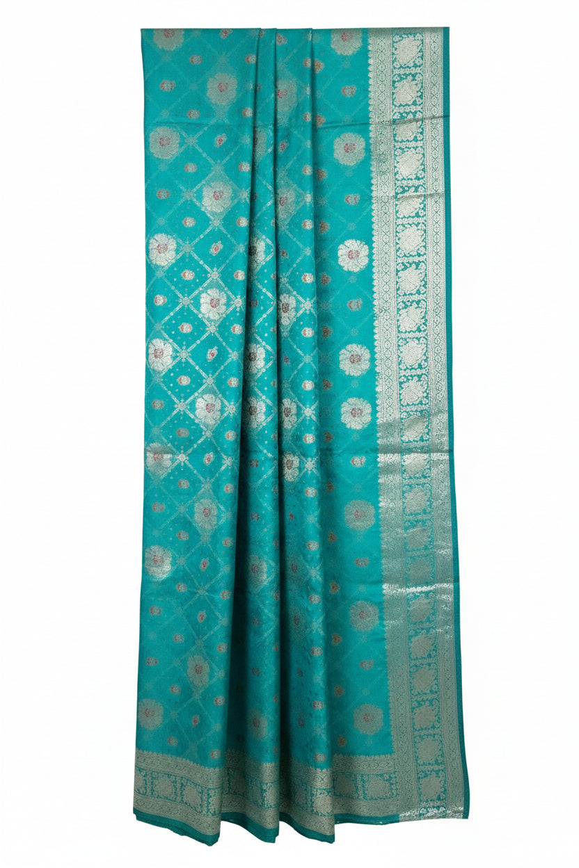 Saree with fully stiched blouse Ajmera