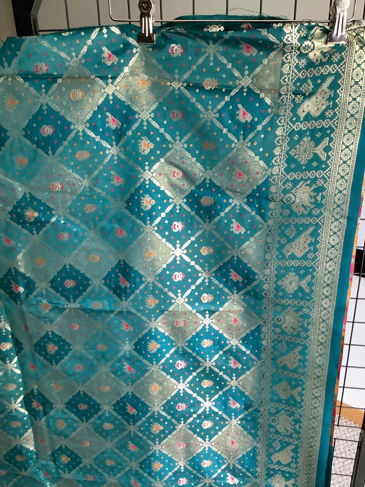 Saree with fully stiched blouse Ajmera