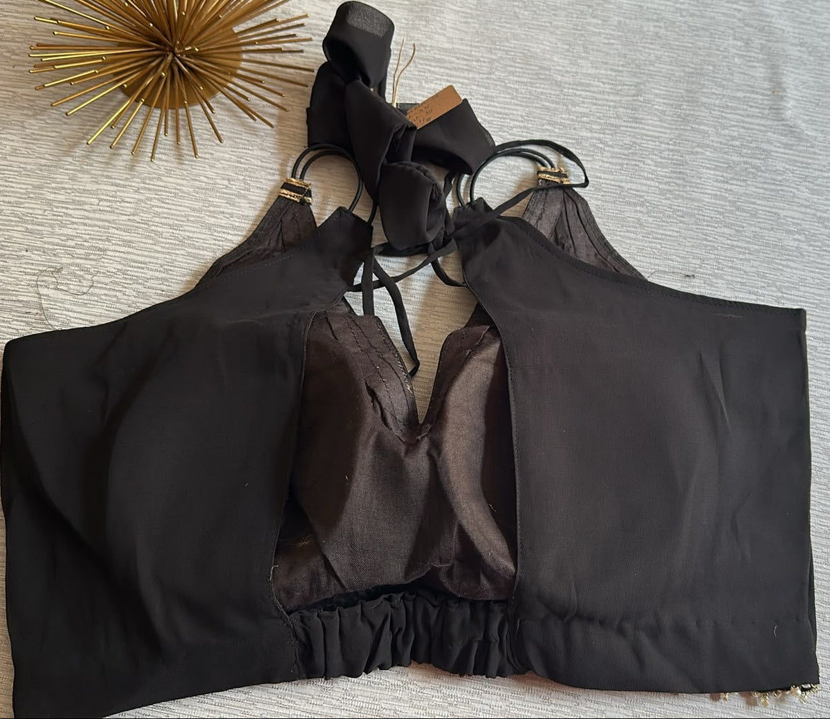 Luxury Black Georgette Lengha Set Deepika's Adornments