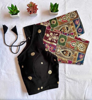 Party Wear Blouse -Black YNF90040BLK
