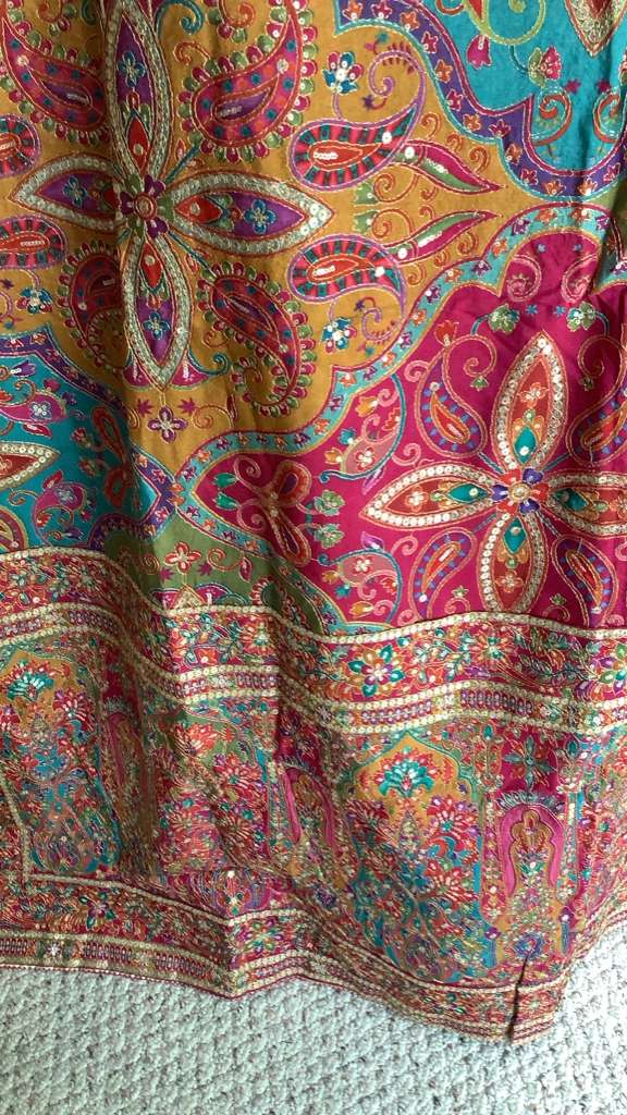 Party wear saree with stitched blouse Deepika's Adornments