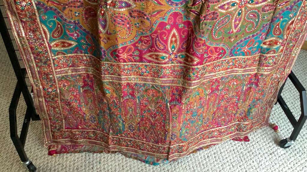 Party wear saree with stitched blouse Deepika's Adornments