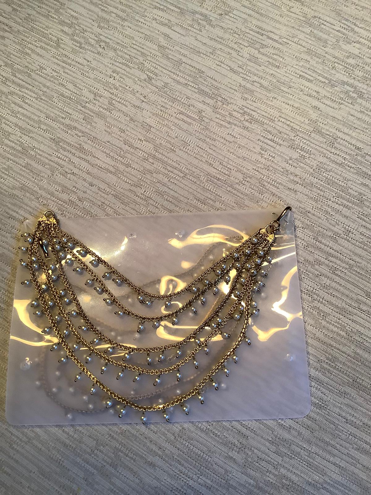 Gold Multi-Layer Pearl Shahara - Bridal Hair Chain Accessory for Earrings Deepika's Adornments